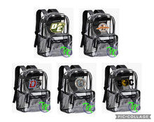 Load image into Gallery viewer, Classic 17 inch Clear Backpack