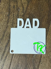 Load image into Gallery viewer, KeyChain-MDF approx. size 3”x3”