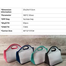 Load image into Gallery viewer, Neoprene Lunch Tote
