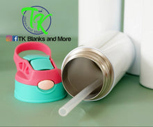 Load image into Gallery viewer, Kids Sippy Tumbler 12oz. (STRAIGHT)(Straw included)
